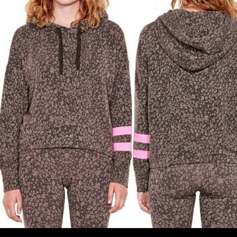 Sundry brown/pink hoodie